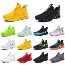 Laufschuhe für Herren, atmungsaktive Turnschuhe, General Cargo, schwarz, himmelblau, blaugrün, grün, Tourgelb, Herrenmode, Sport-Sneaker, kostenlos, 53