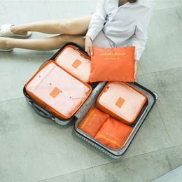 Storage Bags Travel Bag Set Clothes Shoes Underwear Socks Tidy Organiser For Suitcase Luggage Packing Cube BagStorage