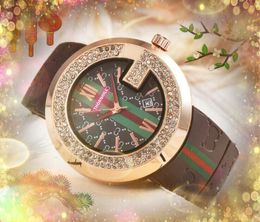 Popular woman man diamonds ring bee Watches Casual Big Designer Rubber Fabric Belt Wristwatch Fashion Luxury Lady clock Quartz Watch Time Clock Gifts