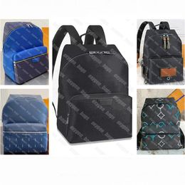 Mens Discovery Backpacks Leather Eclipse Coating Women Designer Schoolbags Man Back Pack Shoulder Bag V Rucksacks Travelling Luggage Handbag