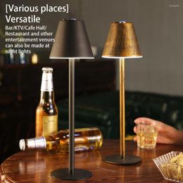 Table Lamps LED Lamp Rechargeable Study Touch Dimmable Metal Reading Light Cordless Lighting Restaurant Bar El Room Bedroom
