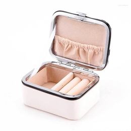 Jewelry Pouches Portable Jewlery Box Storage European And American Color Printing Cute Travel Stud Earrings Ring