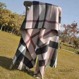 Designer Cashmere Scarf Winter Women and Men Long Quality Headband Fashion Classic Printed Cheque Big Plaid Shawlsetnt