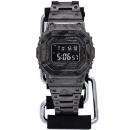 Original Shock 5000 Watch Digital Sport Quartz Unisex Watch Led Led Ultra Slim Square Dial