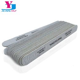 Nail Files 100pcslot Professional Nail Files 180240 Grinding Polishing Manicure Pedicure Double-sided Nail Buffers Tool Lixas Para Unhas 230310