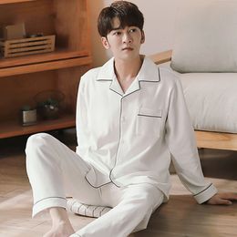 Men's Sleepwear Winter Cotton Pijama for Men Dormir Lounge Sleepwear Pyjamas Gray Bedgown Home Clothes Man's PJs Cotton Pajamas Bedroom Set 230311