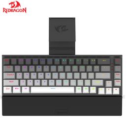 n K641 Full Metal Mechanical Keyboards RGB Backlit 68 Key PBT Gaming Keyboards Blue Red Switches For Mac PC