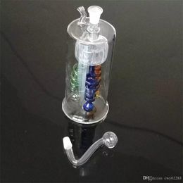 Hookahs Four thread hookah Wholesale Glass Bongs Accessories, Glass Water Pipe