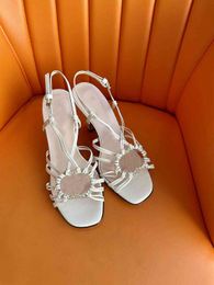 New women's thick heel sandals slippers Luxury designer summer classic fashion beach jelly sandals ggity K06