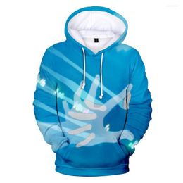 Men's Hoodies 3D Anime Ride Your Wave Boys/girls Ocean Hoodie Personality Hip Hop Kids Children Long Sleeve White Outwear