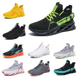 men running shoes fashion trainers General Cargo black white blue yellow green teal mens breathable sports sneakers fifty four