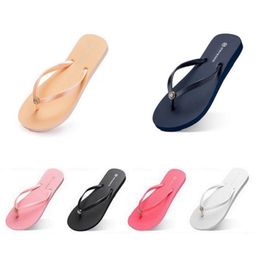 fashion Slippers Women Beach shoes Flip Flops green purple navy white Black pink Blue brown summer sport sneaker 35-38