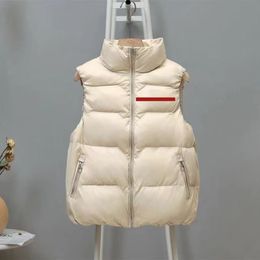 2023 Kadın Yelek Tasarımcı Ceketli Kolsuz Kapşonlu Dış Giyim Moda Moda Mektubu Kolsuz Kadın Ceketler Ceket İnce Outwears Kış Palto Boyutu S-L