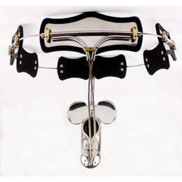 Newest Male Chastity Devices Adjustable Stainless Steel Curve Waist Chastity Belt With Full Closed Winding Cock Cage Bdsm Sex Toy Bondage144