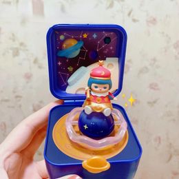 Слепая коробка Pucky Strange Planet Series Series Set Stepe фигура Toys Poko Fairy Babies Jewel Case Case Miniature Car Украшение 230311