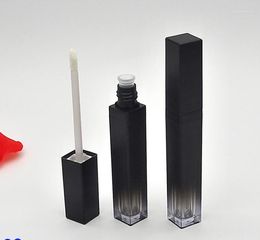 Gift Wrap 30 PCS Empty Gradient Black Lip Gloss Tube 5ML Container Makeup Oil Plastic