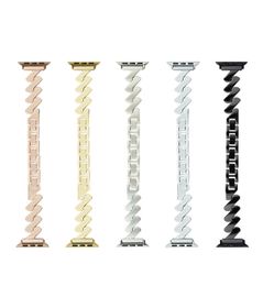 Premium Zinc Alloy Triangle Metal Wrist Band Strap Bracelet for Apple Watch Series 8 7 6 5 4 3 Ultra 45mm 49mm