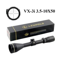 Tactical VX-3i 3.5-10X50 Long Range Riflescope Mil-dot Parallax Optics 1/4 MOA Rifle Hunting Scope Fully Multi Coated Sight Magnification Adjustment