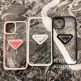 Beautiful Clear Phone Cases iPhone 15 14 13 12 11 Pro Max Designer Saffiano Purse 18 17 16 15pro 14pro 13pro Plus X Xs Xr 6 7 8 Case with Logo Box Packing Mix Orders Support