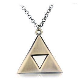 Pendant Necklaces Geometry Triangle Zelda Male For Men Metal Alloy Modern Trendy Geometric Stacking Streetwear Necklace Jewelry Party