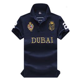 Polos T-shirt City Edition DUBAI Designer New Short Sleeve Polos Shirt High end Casual Fashion Men's Panel 100% Cotton s-6XL