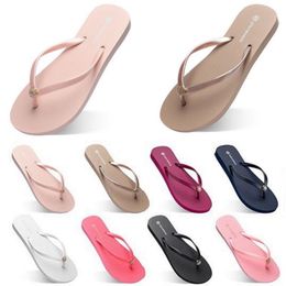 fashion Slippers Women Beach shoes Flip Flops green purple navy red Black golden pink Blue brown summer sport sneaker 35-38