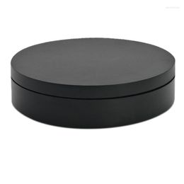 Jewelry Pouches Electric Rotating Display Stand Base Storage Box Turntable Black