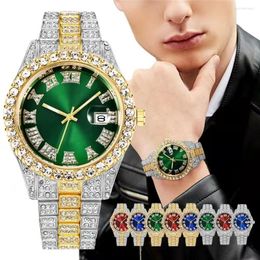 Avanadores de pulso de alta qualidade Moda de luxo de luxo Mantianxing Diamond Steel Belt Homem Quartz Watch Boy Business Sports Relógio Retro