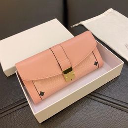 Classic women's wallet fashion bags handbag designer wallets letter printing long three-fold card bag coin purse 4 colors302P