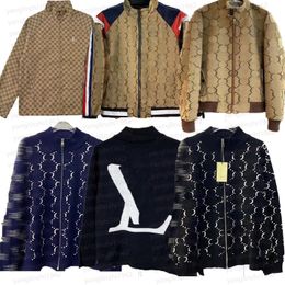 G Men's Jackets Luxury denim jacket fashion casual knit sweater jackets embroidered designer brand outdoor men's wear