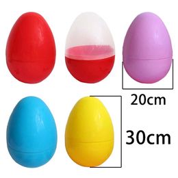 Other Event Party Supplies Easter Plastic Egg Big Egg Removable Festival Birthday Gift Giant Chocolate Candy Box Wedding Decor Easter Decoration 230311