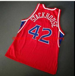 Vintage Jerry Stackhouse Champion College Basketball Jersey custom any name number jersey