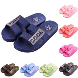 Slippers women men shoes Deep Green Blue Purple Beach Coast Bathroom Indoor Outdoor Antiskid sandals size 36-45