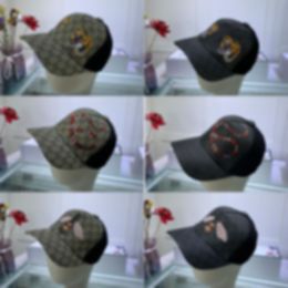 2023 men's Designer Hats Luxury Ball Caps Classic good quality snake tiger bee canvas featuring men baseball cap fashion women sun bucket hat