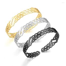 Bangle European And American Open Adjustable Titanium Steel Bracelet Ing Small Stainless Ring In Japan S