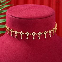 Correntes jimbora jóias de colar doce e doce para mulheres casamento de noiva