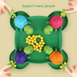 Novelty Games Eat Ball Frog Board Game Multiplayer Competitive Race Interactive Toy Play with Friends Educational Stickers Gift For Kids 230311