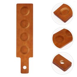 Cups Saucers Flight Tray S Board Serving Beer Tasting Holder Paddle Sampler Wood Whiskey Tequila Cup Rack Wooden Storage Bar