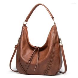Evening Bags Cow Leather Bag Ladies Genuine Handbags Big Women Large Vintage Female 2023 Office Shoulder For C1450