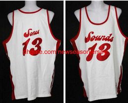 Collis Jones 1974-75 MS Sounds College Basketball Jersey custom any name number jersey