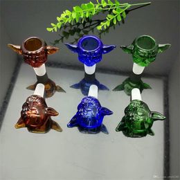 Smoking Pipes Color Wing Glass Bubble Head Converter 14mm Wholesale Bongs Oil Burner Pipes