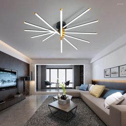 Chandeliers Led Chandelier Lights For Living Room Bedroom Modern Smart Home Bluetooth Compatible With Alexa 90-260V
