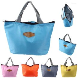 Storage Bags Waterproof Lunch Bag Portable Picnic Insulation Heat Durable Food Pocket Tote Bolsa De Almuerzo