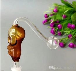 Colour glass pot skull bone Wholesale Glass bongs Oil Water Pipes Glass Pipe Oil Rigs Smoking