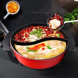 1pc, Pot, Soup Pot, Shabu Pot, Stainless Steel Hot Pot With Divider, Pot  For Hot Pot, Divided Pan For Induction Cooker, Gas Furnace, Electric  Furnace