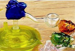 2023 Smoking Pipes The frog concave pot Wholesale Glass Hookah, Glass Water Pipe Fittings