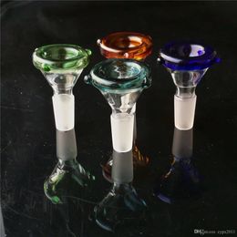 Colour ring bubble head Wholesale Glass Hookah, Glass Water Pipe Fittings