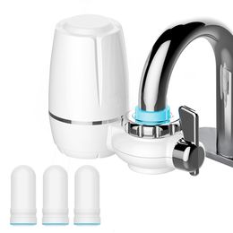 Faucet Water Philtres 7 layers purification Ceramic Water purifier Philtre tap kitchen faucet Attach Philtre cartridges Rust Bacteria Removal Percolator 230311