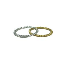 Fashion single loop flat ring retro style grid grain single rings Zinc alloy for women wholesale