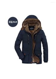 Men's Jackets Plus Size Winter Men 2023 Brand Thick Warm Windbreaker Jacket Mens Long Coat Male Fashion Clothing Man JacketMen's